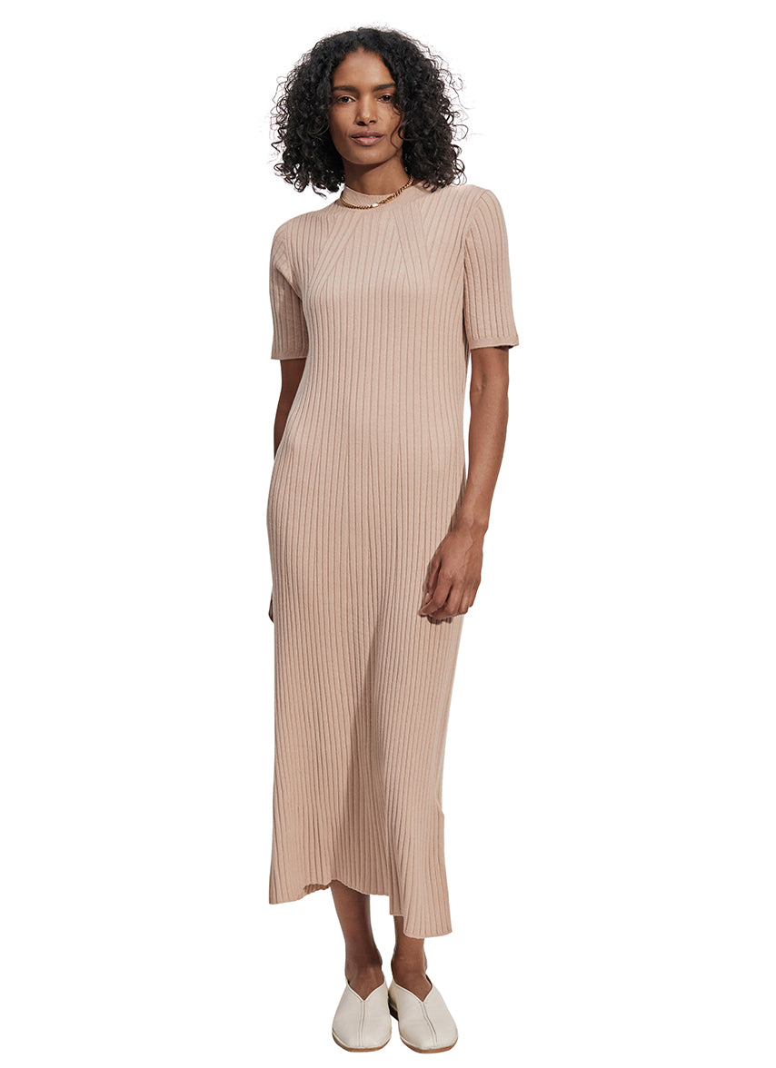 varley dress Varley Maeve Rib Knit Midi Dress at SwimOutlet.com