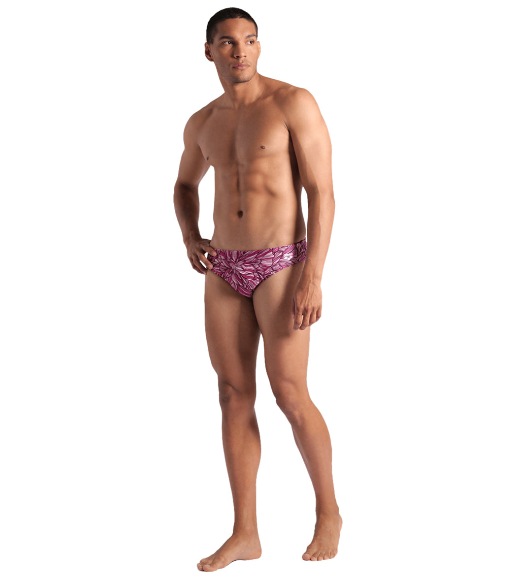 Arena Men's Pink Dahlia Brief Swimsuit at SwimOutlet.com
