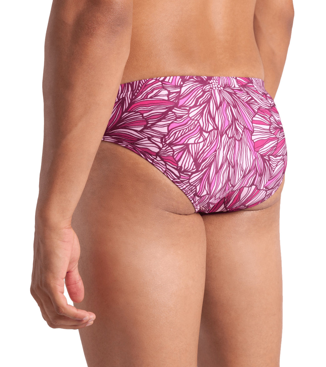 Arena Men's Pink Dahlia Brief Swimsuit at SwimOutlet.com