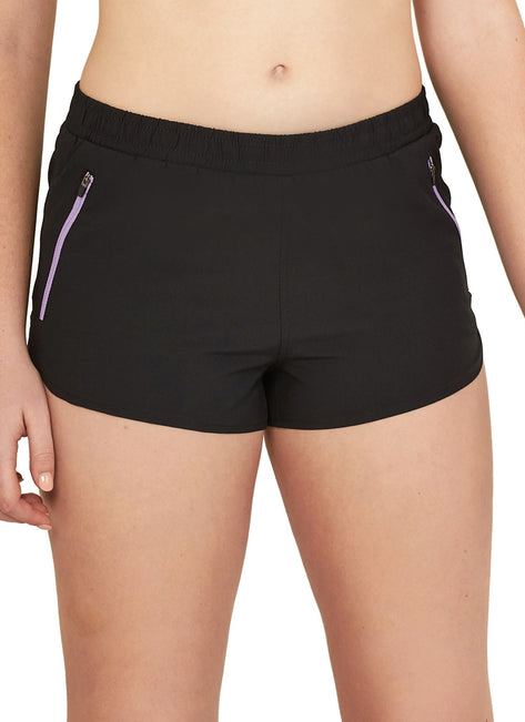 Speedo Women's Color Block Woven Shorts