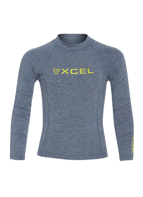 Xcel Boys' Premium Stretch Long Sleeve Rash Guard (Little Kid, Big Kid)