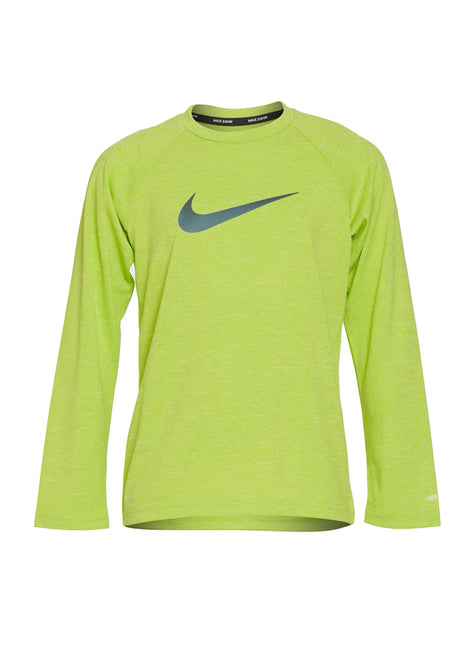 Nike Boys' Heather Long Sleeve Hydroguard (Big Kid)