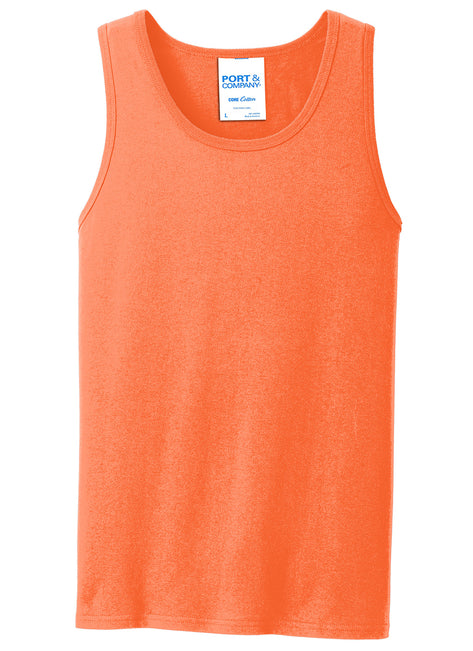 SwimOutlet Port & Company Men's Core Cotton Tank Top