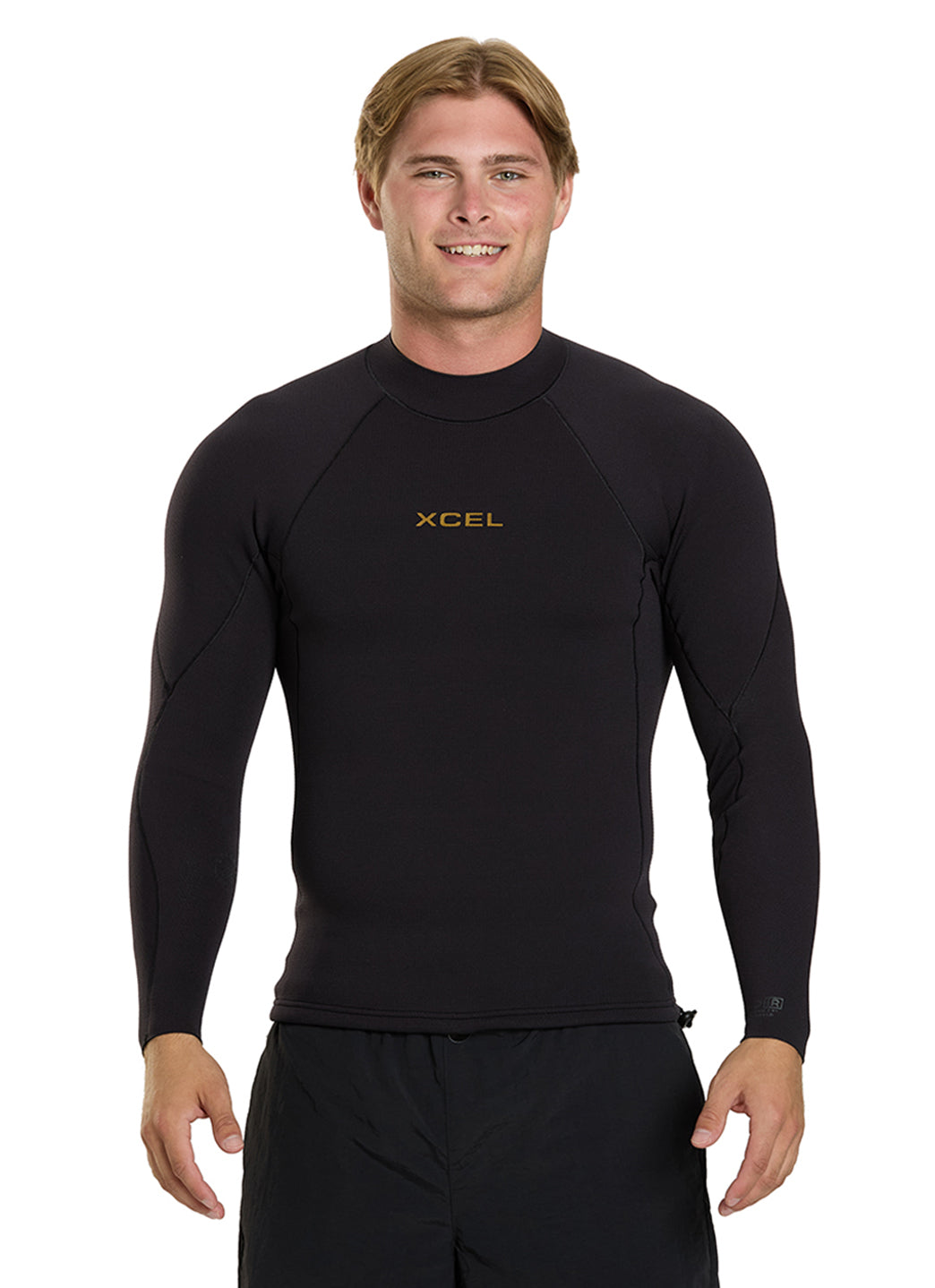 Xcel Men's 1.5mm Comp + Long Sleeve Neoprene Top at SwimOutlet.com
