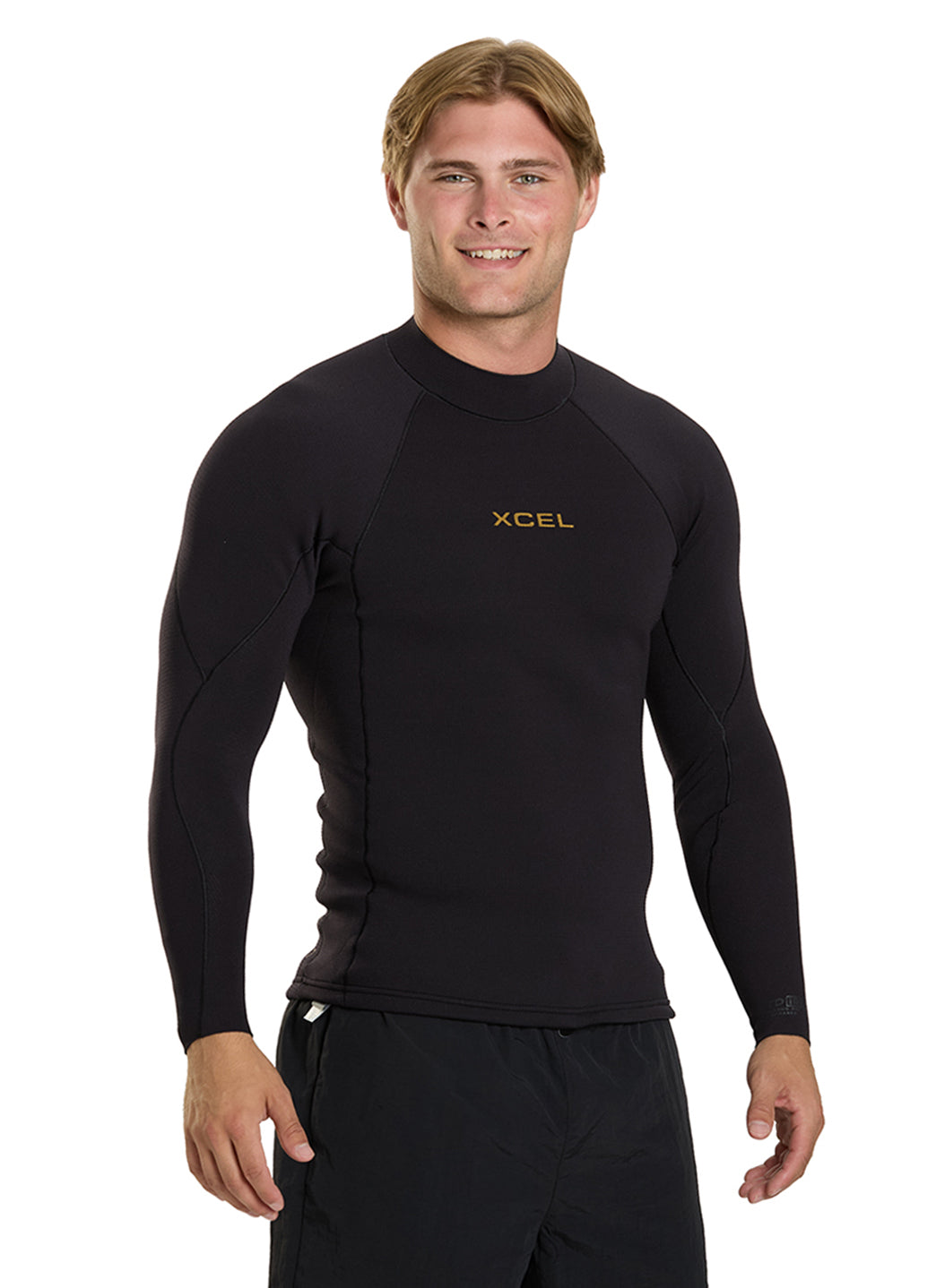 Xcel Men's 1.5mm Comp + Long Sleeve Neoprene Top at SwimOutlet.com
