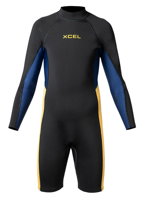 Xcel Youth 2mm Axis Long Sleeve Back Zip Spring Wetsuit