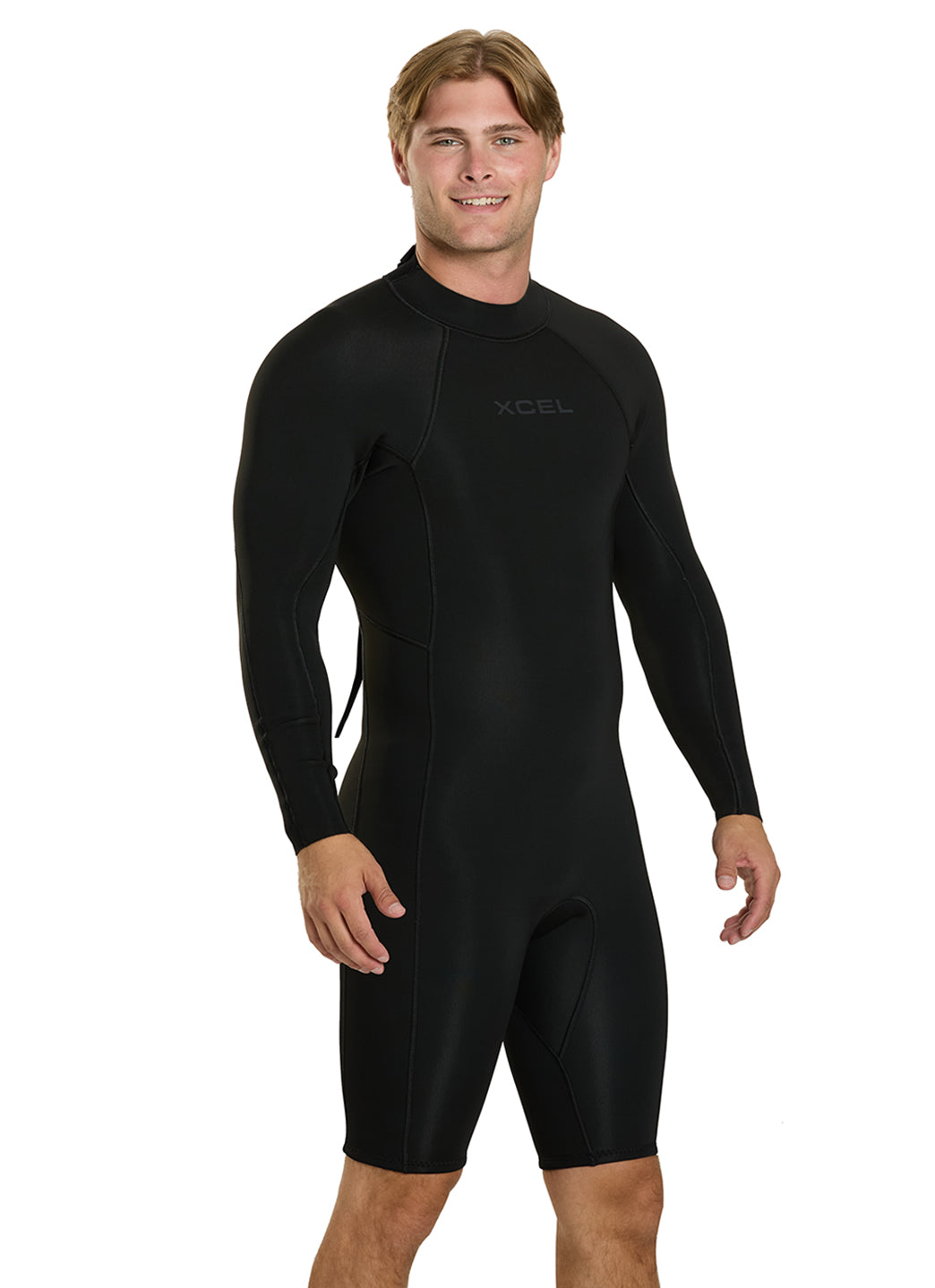 Xcel Men's 2mm Axis Long Sleeve Back Zip Spring Suit at SwimOutlet.com
