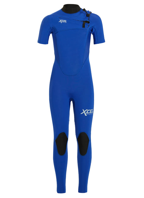 Xcel Boys' Comp 2mm Short Sleeve Fullsuit Wetsuit (Big Kid)