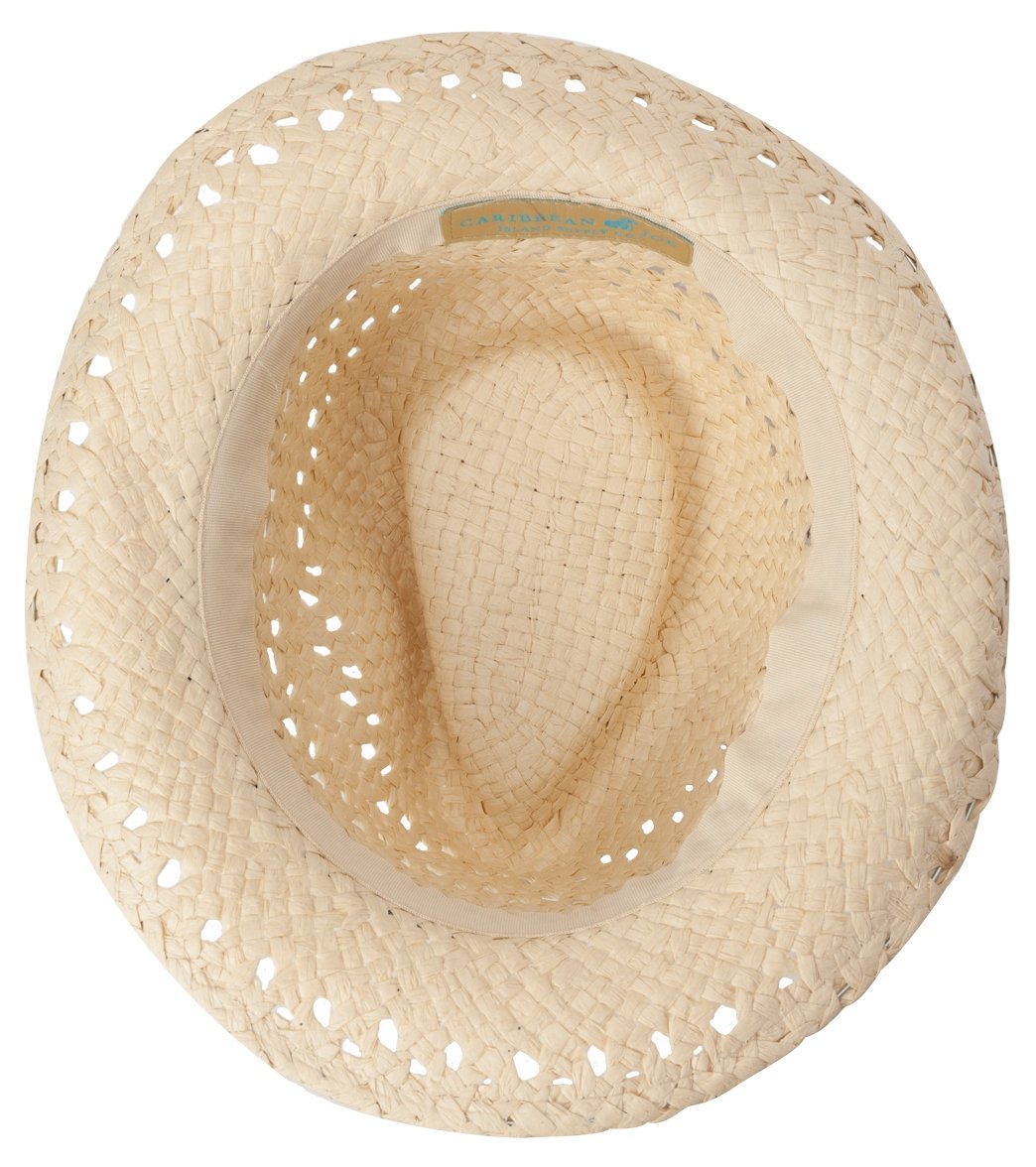 NWT Joe’s Jeans Straw Sun Hat Women’s One Size Tan Wide Brim Beach Summer Fedora Sun N Sand Women main image 2