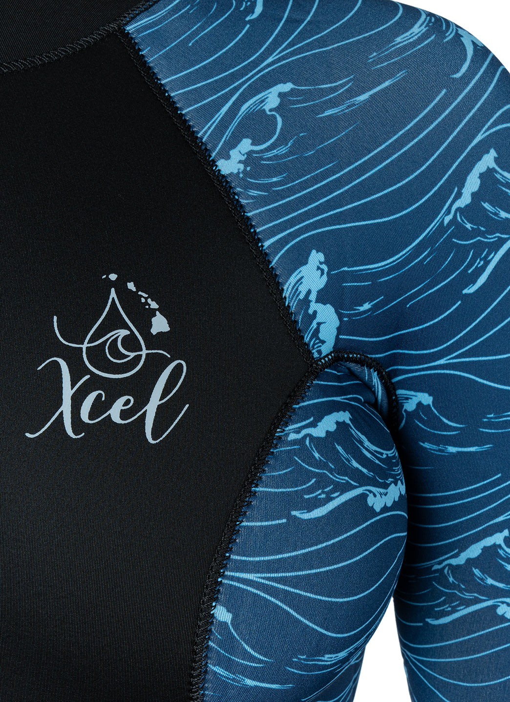 Xcel Women's 2mm Ocean Ramsey Water Inspired Axis Long Sleeve Back
