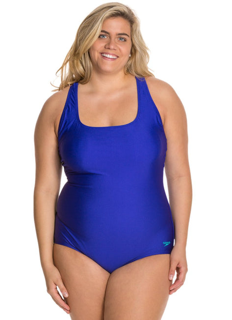 Speedo Moderate Ultraback Plus Size One Piece