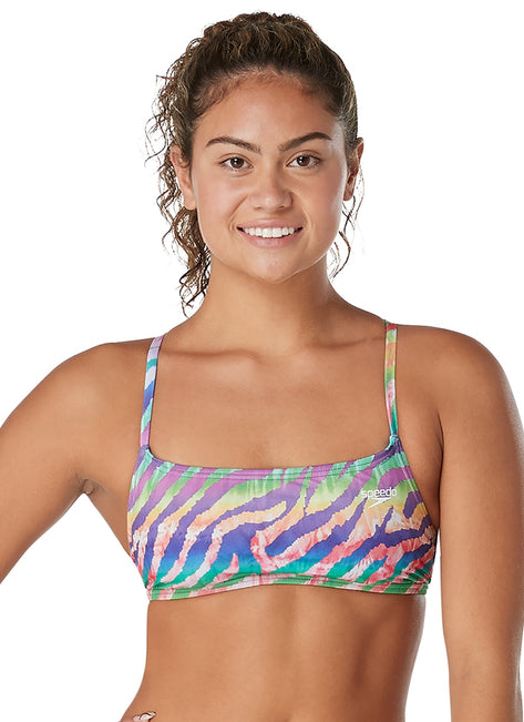 Speedo Pride Women's Print Strappy Back Bikini Top