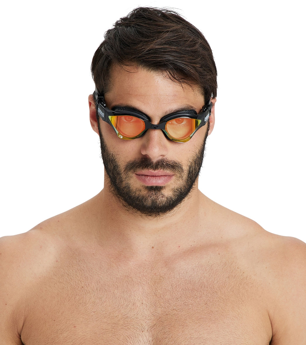 Arena Cobra Tri Swipe Mirrored Goggles