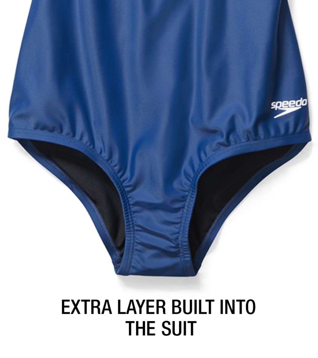 Speedo Women's Chlorine Resistant Ultraback One Piece Swimsuit at