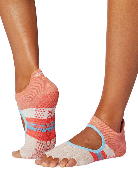 Toesox Bellarina Grip Half Toe Socks