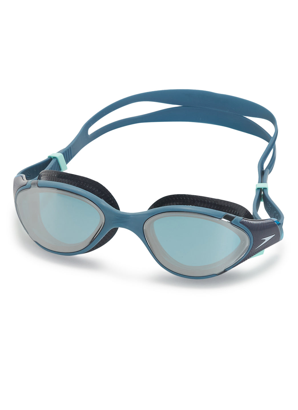 Speedo Biofuse 2.0 Mirrored Goggle - Border Blue/Cobalt/Silver
