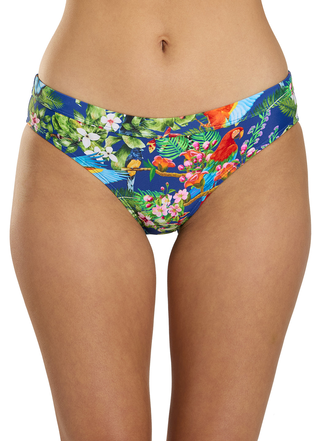Sporti Active Tropical Oasis Hipster Workout Bikini Swim Bottom at