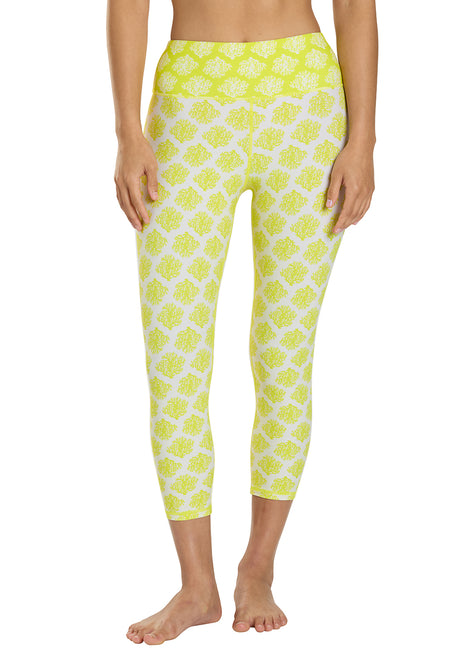 Sporti Active Coral Bloom Swim Capri Legging