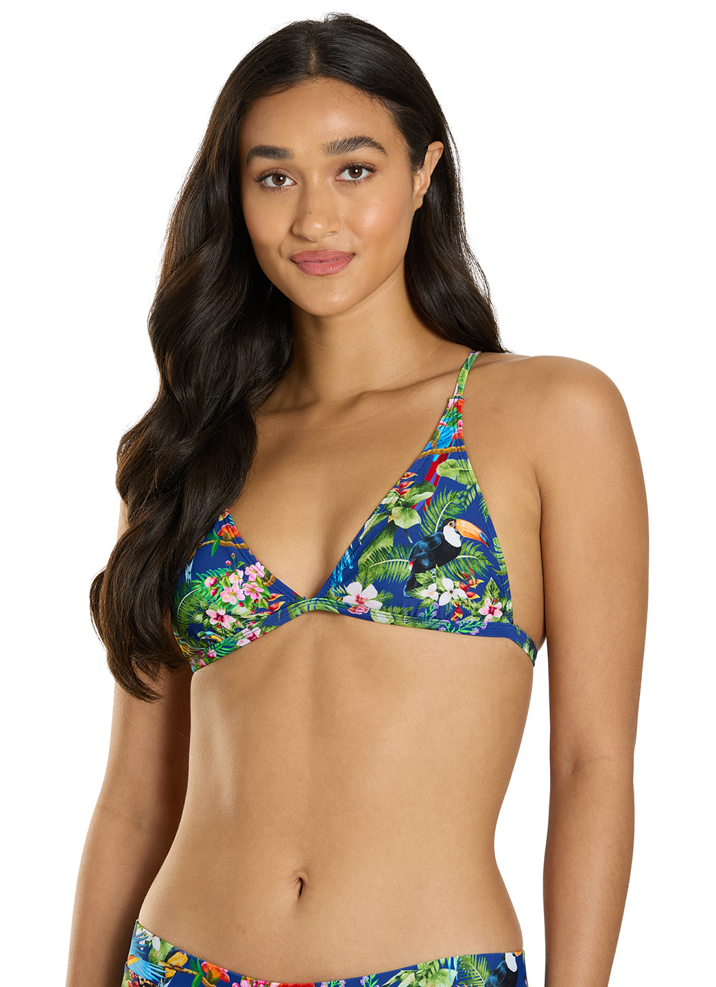 Sporti Active Floral Tie Back Bikini Top