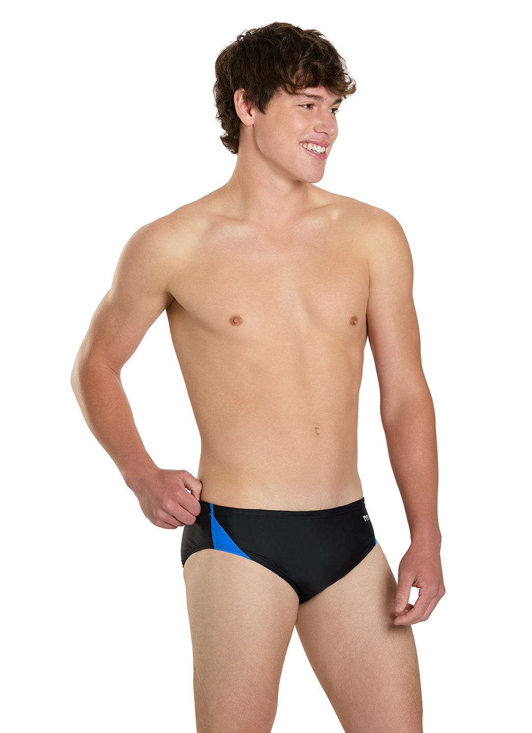 TYR Men's Alliance Splice Racer Brief Swimsuit at SwimOutlet.com