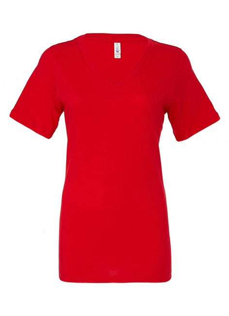 Bella + Canvas Women's Relaxed Jersey V-Neck T-Shirt