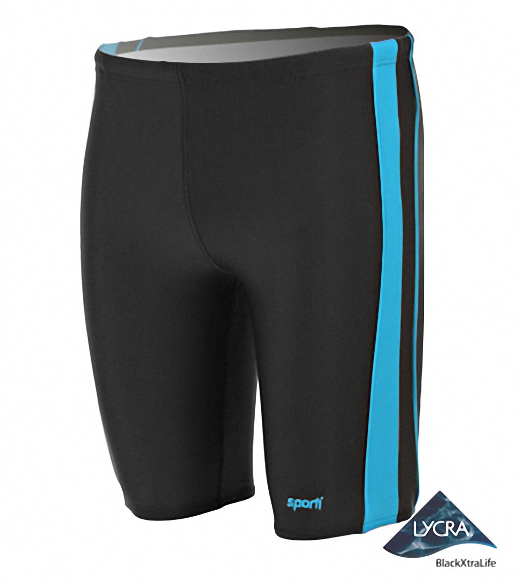 Sporti Piped Splice Swim Jammer Swimsuit (22-40) at SwimOutlet.com