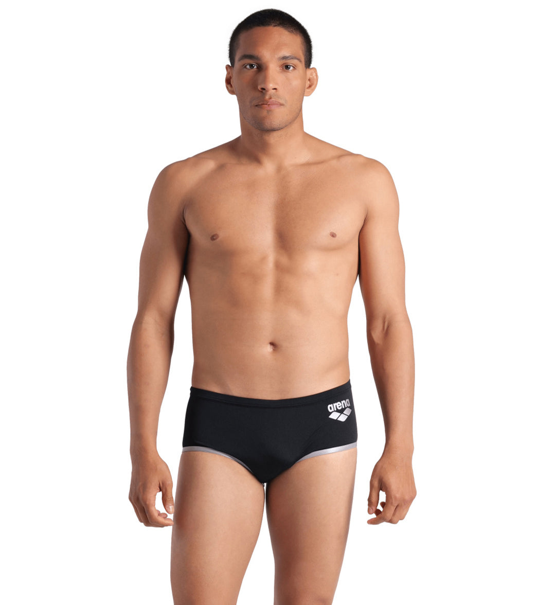 Arena Men's One Big Logo Square Leg Swimsuit at SwimOutlet.com