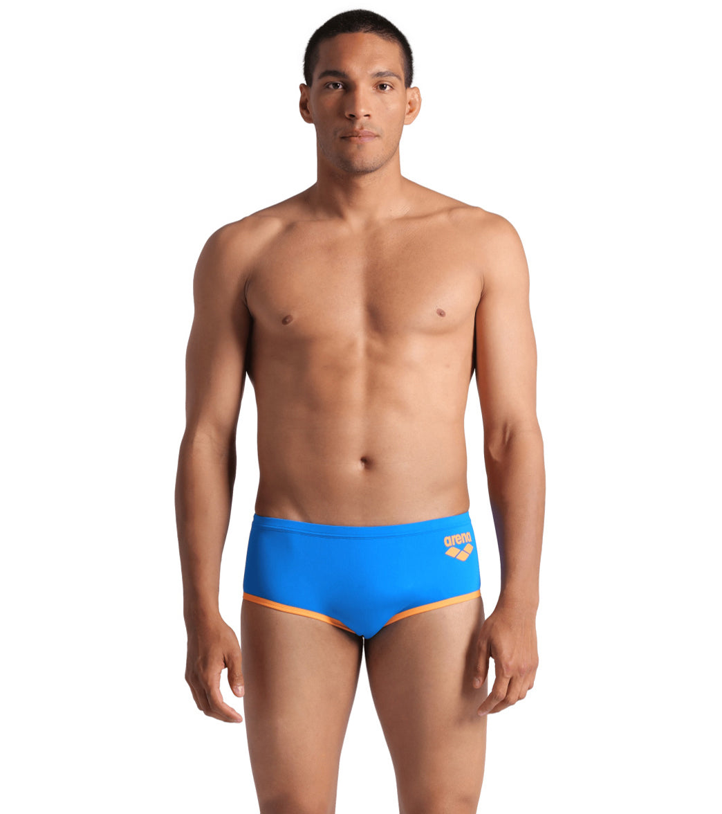 Arena Men's One Big Logo Square Leg Swimsuit at SwimOutlet.com