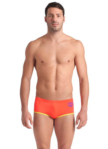Arena Men's One Big Logo Square Leg Swimsuit at SwimOutlet.com