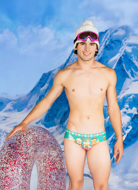 Sporti Granny Sweater Gingerbread Brief Swimsuit (26-40)