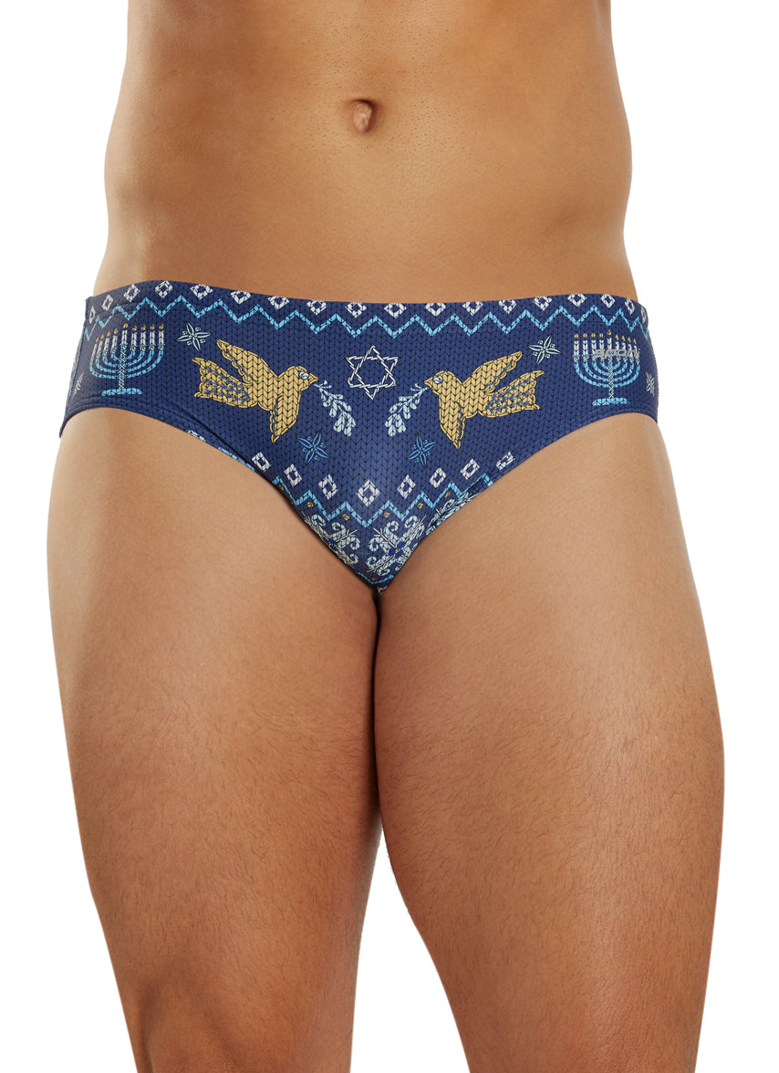sexy hanukkah lingerie Hanukkah Menorah Mens G-String Underwear – Davson Sales main image 0