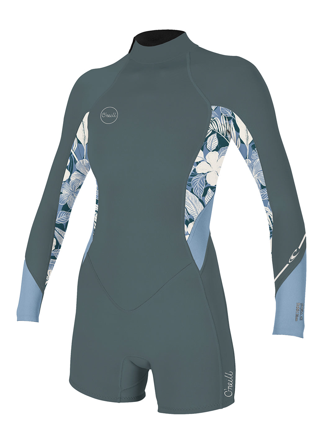 O'Neill Women's 2/1mm Bahia Back Zip Long Sleeve Springsuit