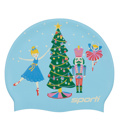 Sporti Sugar Plum Silicone Swim Cap