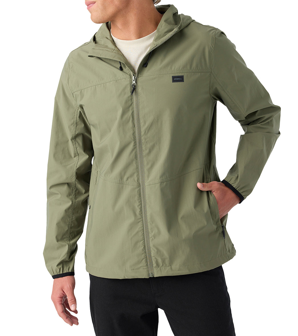 O'Neill Men's Traveler Windbreaker Stretch Jacket at SwimOutlet.com