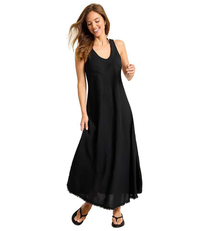 tommy bahama black dress Women's St Lucia Bias Cut Tank - Color:Rust Aqua Blue elevated look Romantic Lace & Tulle Balloon Sleeve