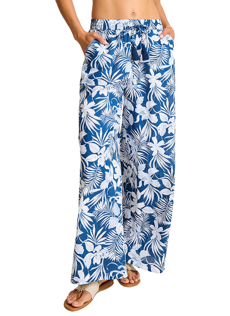 Tommy Bahama Women's Island Cays Blooms Draw String Pant