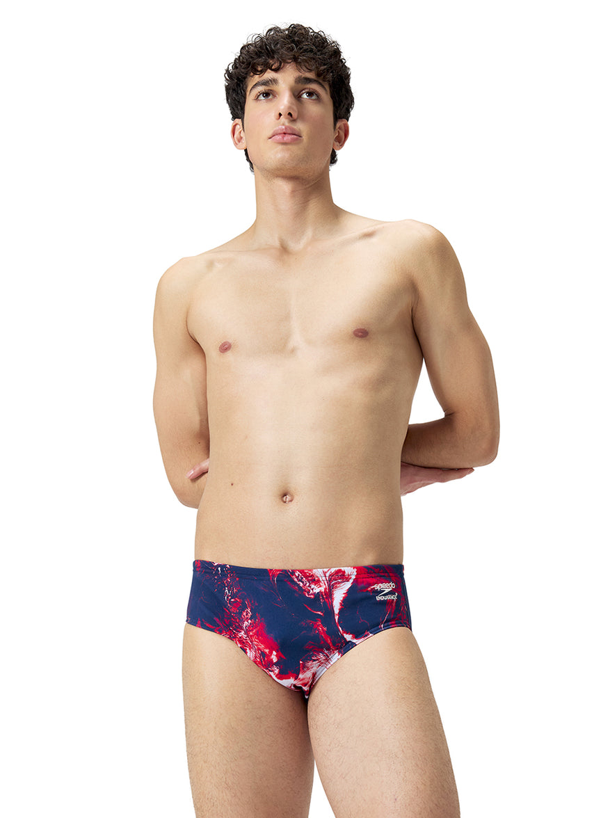 Arena Bañador Slip Swim Graphic Negro | Swiminn