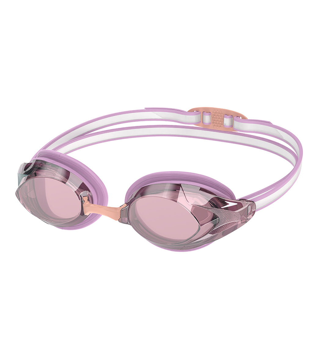 Speedo Women's Vanquisher 3.0 Mirrored Goggles, Pink