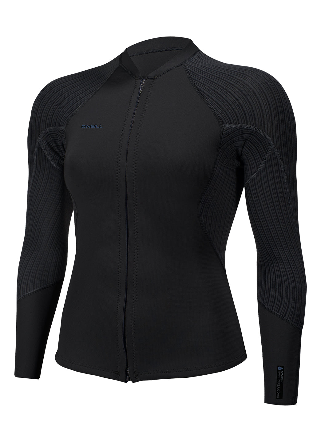 O'Neill Women's 1.5MM Hyperfreak Front Zip Wetsuit Jacket at