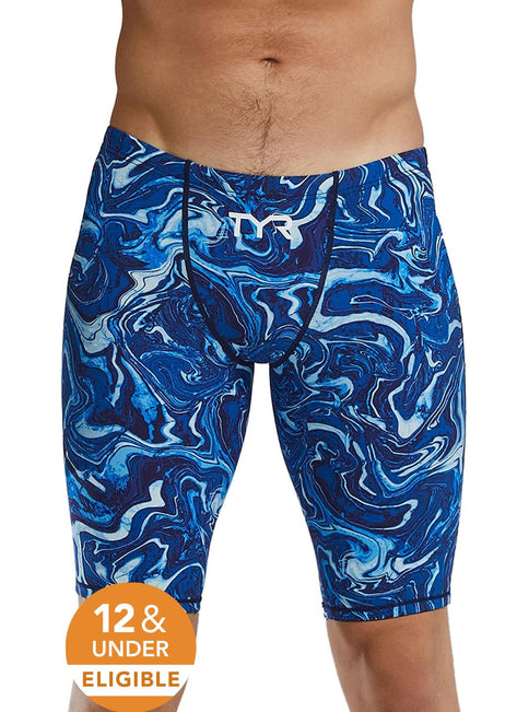 TYR Men's Hyperblitz Thresher Jammer Tech Suit Swimsuit