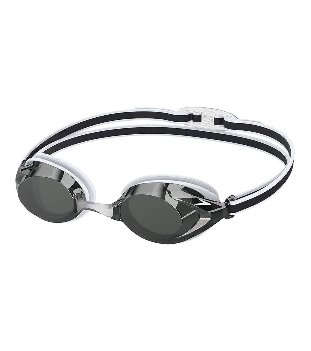 Speedo Junior Vanquisher 3.0 Mirrored Goggles, White
