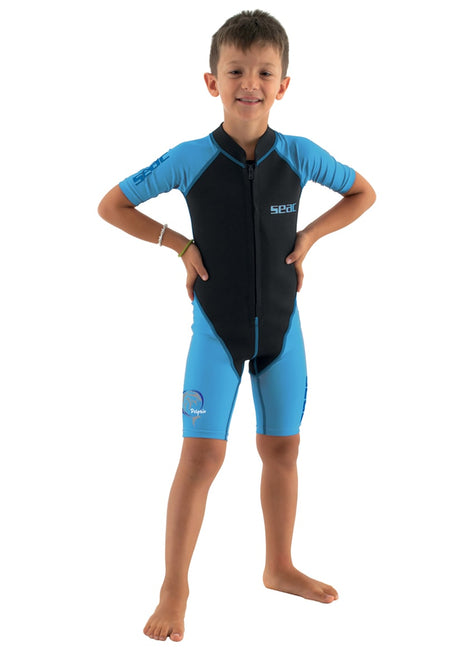 Seac USA Kids 1.5mm Dolphin Short Sleeve Springsuit