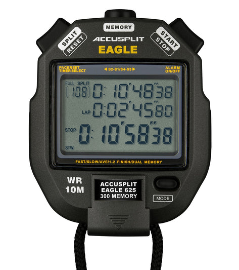 Accusplit AE625M300 Professional Memory Stopwatch with 300 Memory