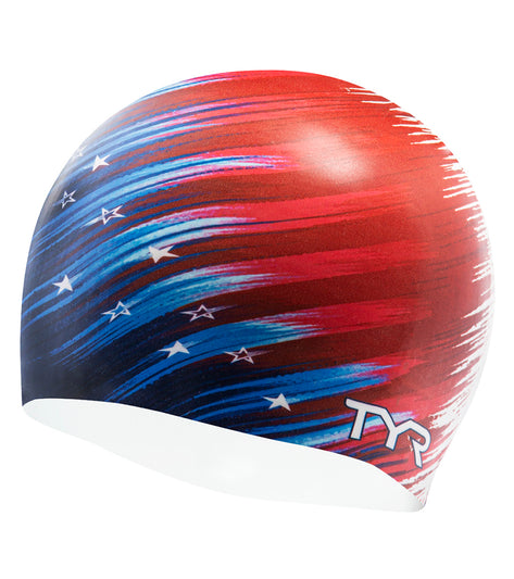 TYR USA Swim Cap