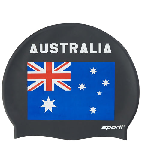 Sporti Australia Silicone Swim Cap