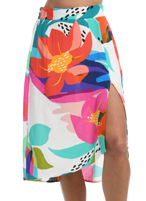 La Blanca Women's Eclectic Shore A-Line Skirt