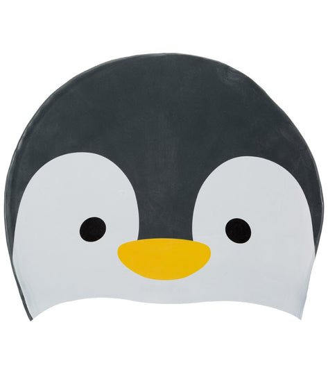 Sporti Penguin Silicone Swim Cap Jr.