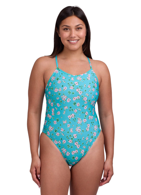 JOLYN Women's Perry Tinybloom One Piece Swimsuit