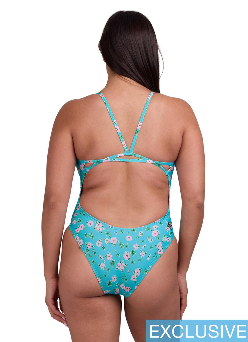 JOLYN Women's Perry Tinybloom One Piece Swimsuit