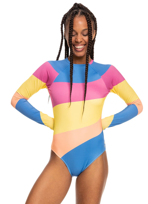 Roxy Women's Pop Surf Long Sleeve One Piece Rash Guard